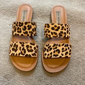 Steve Madden animal print sandals size 6